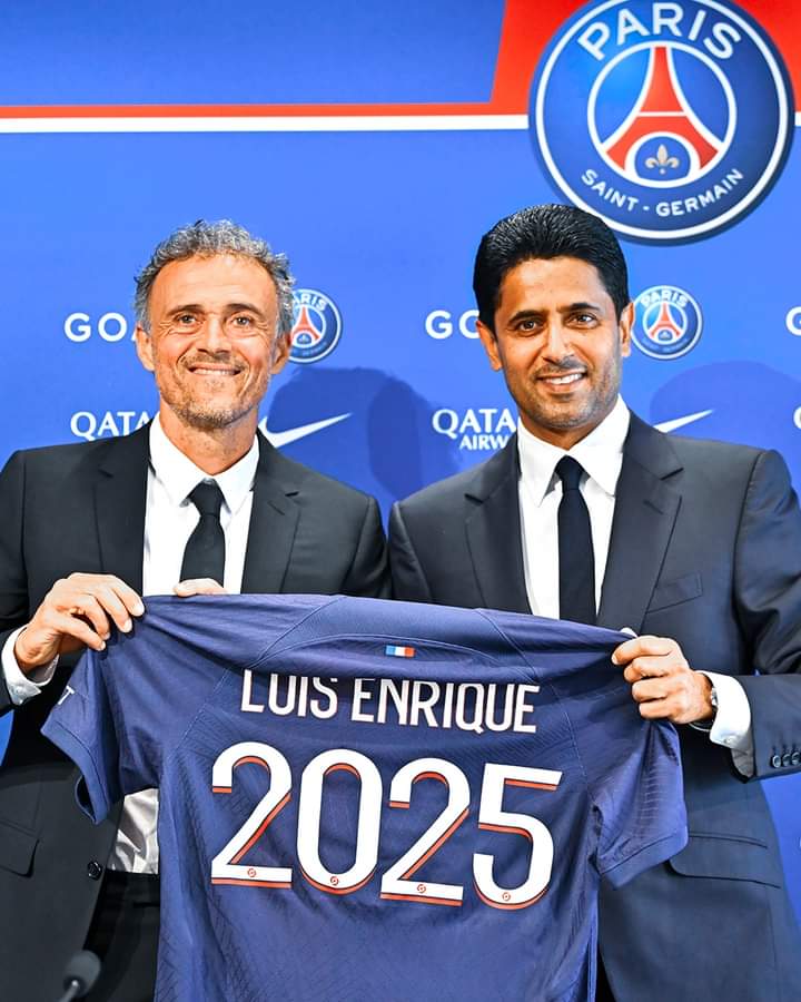 Luis Enrique, nouvel entraîneur du Paris Saint-Germain