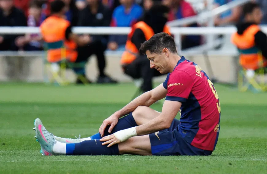 Lewandowski forfait pour les prochains matchs décisifs du Barça