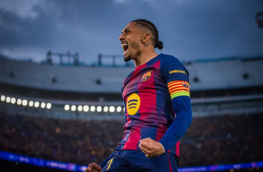 Un Raphinha repositionné fait le bonheur du Barça en ce début de saison